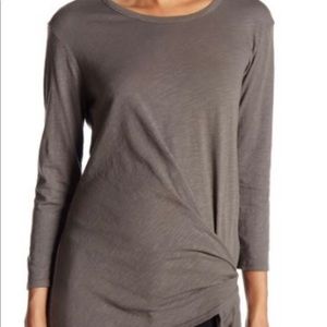 Stateside Women’s Three-Quarter, Twist Front Tee